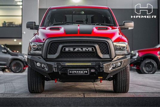 HAMER RAM 1500 DS 2017 - 2021 BULL BAR King Series (Incl. Rated Recovery Points) Hamer