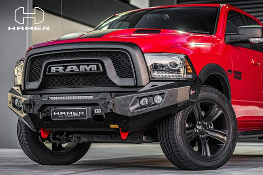 HAMER RAM 1500 DS 2017 - 2021 BULL BAR King Series (Incl. Rated Recovery Points) Hamer