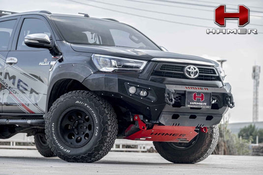 HAMER TOYOTA HILUX REVO 2020-2023 BULL BAR King Series (Incl. Rated Recovery Points) FENDER MODEL Hamer