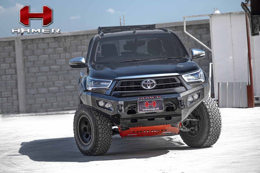 HAMER TOYOTA HILUX REVO 2020-2023 BULL BAR King Series (Incl. Rated Recovery Points) FENDER MODEL Hamer
