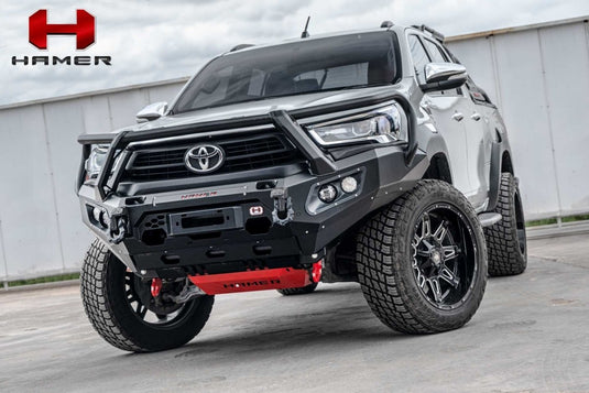 HAMER TOYOTA HILUX REVO 2020-Present BULL BAR King Series Plus (Incl. Rated Recovery Points) FENDER MODEL Hamer