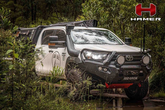 HAMER TOYOTA HILUX REVO 2020-Present BULL BAR King Series Plus (Incl. Rated Recovery Points) FENDER MODEL Hamer