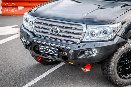 HAMER TOYOTA LANDCRUISER 200 SERIES 2010 - 2015 BULL BAR King Series (Incl. Rated Recovery Points) Hamer