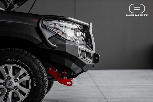 HAMER TOYOTA LANDCRUISER 200 SERIES 2010 - 2015 BULL BAR King Series Plus (Incl. Rated Recovery Points) Hamer
