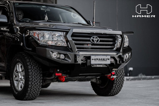 HAMER TOYOTA LANDCRUISER 200 SERIES 2010-2015 BULL BAR King Series Plus (Incl. Rated Recovery Points) Hamer