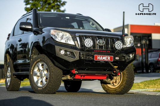 HAMER TOYOTA LANDCRUISER PRADO PRADO 150 SERIES 2009-2013 BULL BAR King Series (Incl. Rated Recovery Points) Hamer