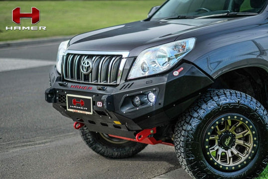 HAMER TOYOTA LANDCRUISER PRADO PRADO 150 SERIES 2009-2013 BULL BAR King Series (Incl. Rated Recovery Points) Hamer