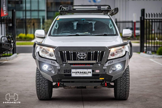 HAMER TOYOTA LANDCRUISER PRADO PRADO 150 SERIES 2009 - 2013 BULL BAR King Series Plus (Incl. Rated Recovery Points) Hamer