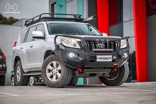 HAMER TOYOTA LANDCRUISER PRADO PRADO 150 SERIES 2009-2013 BULL BAR King Series Plus (Incl. Rated Recovery Points) Hamer