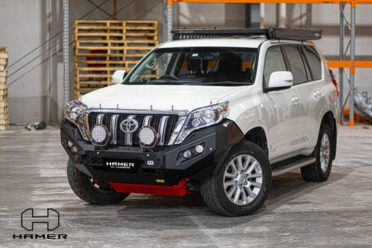 HAMER TOYOTA LANDCRUISER PRADO PRADO 150 SERIES 2013-2017 BULL BAR King Series (Incl. Rated Recovery Points) Hamer