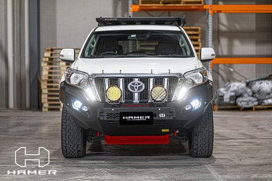HAMER TOYOTA LANDCRUISER PRADO PRADO 150 SERIES 2013-2017 BULL BAR King Series (Incl. Rated Recovery Points) Hamer
