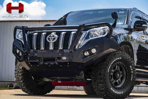 HAMER TOYOTA LANDCRUISER PRADO PRADO 150 SERIES 2013 - 2017 BULL BAR King Series Plus (Incl. Rated Recovery Points) Hamer