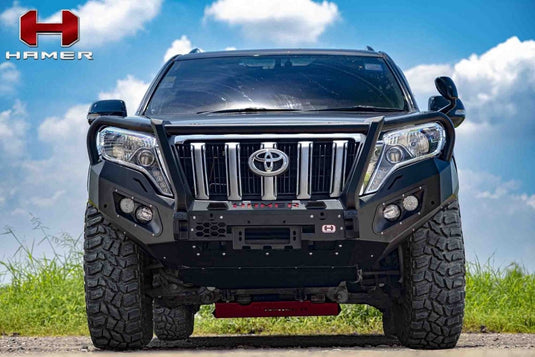 HAMER TOYOTA LANDCRUISER PRADO PRADO 150 SERIES 2013 - 2017 BULL BAR King Series Plus (Incl. Rated Recovery Points) Hamer