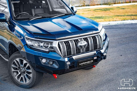 HAMER TOYOTA LANDCRUISER PRADO PRADO 150 SERIES 2018-Present BULL BAR King Series (Incl. Rated Recovery Points) Hamer