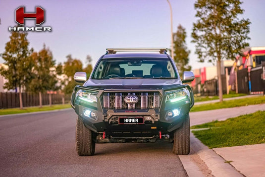 HAMER TOYOTA LANDCRUISER PRADO PRADO 150 SERIES 2018 - Present BULL BAR King Series Plus (Incl. Rated Recovery Points) Hamer