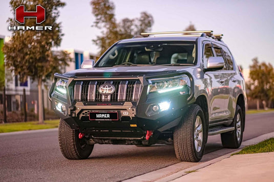 HAMER TOYOTA LANDCRUISER PRADO PRADO 150 SERIES 2018 - Present BULL BAR King Series Plus (Incl. Rated Recovery Points) Hamer