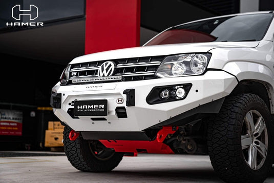 HAMER VOLKSWAGEN AMAROK 2010-Present BULL BAR King Series (Incl. Rated Recovery Points) Hamer