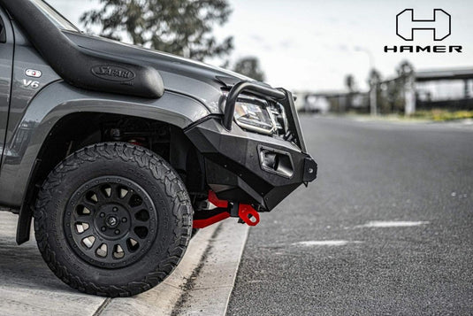 HAMER VOLKSWAGEN AMAROK 2010-Present BULL BAR King Series Plus (Incl. Rated Recovery Points) Hamer