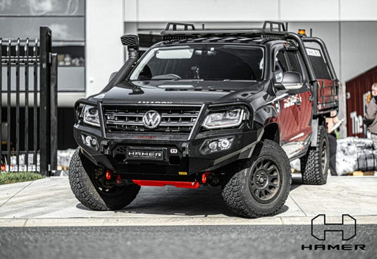 HAMER VOLKSWAGEN AMAROK 2010-Present BULL BAR King Series Plus (Incl. Rated Recovery Points) Hamer