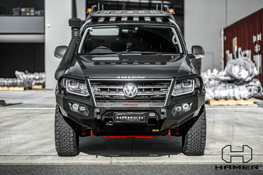 HAMER VOLKSWAGEN AMAROK 2010-Present BULL BAR King Series Plus (Incl. Rated Recovery Points) Hamer