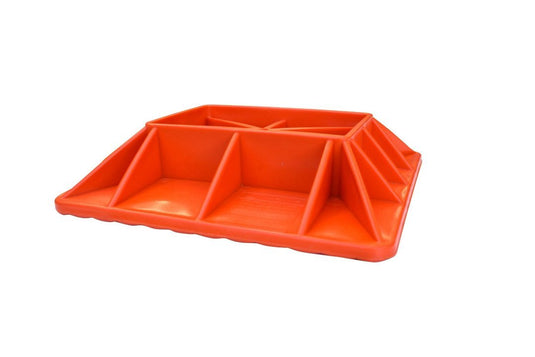 High Lift Jack Base - 295 x 295 x 65mm - Nylon Piranha Off Road