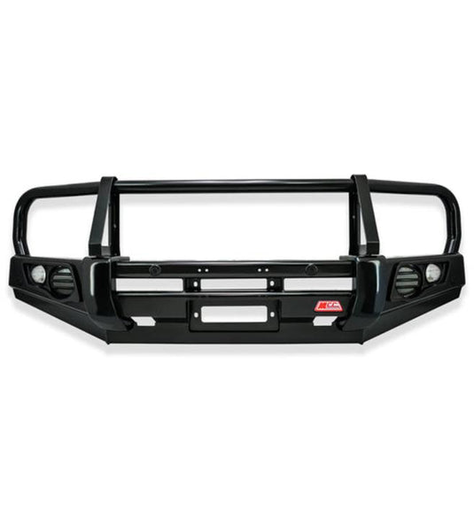 Hilux 2015-2020 Narrow 707-02 Falcon Bull Bar Black A-Frame Package (No Foglight) MCC