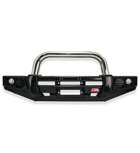 Hilux KUN26R 2012 - 2015 707 - 01 Falcon Bull Bar Single Stainless Loop Package (No Foglight) MCC