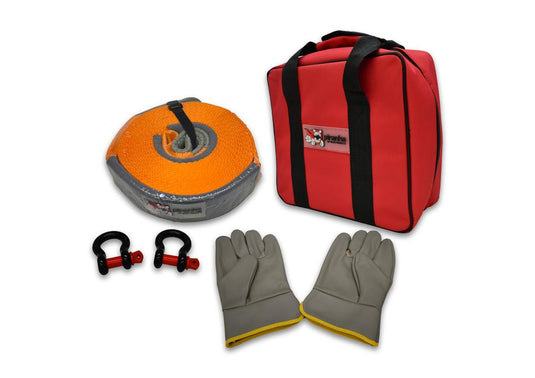 iranha 5-Piece 4WD Recovery Kit with 8T Strap Piranha Off Road