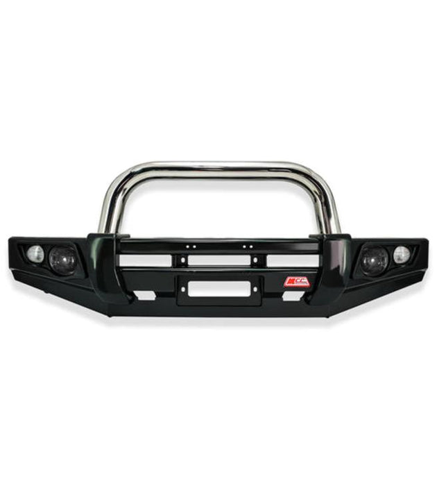 Jeep WJ Grand Cherokee 99 - 04 707 - 01 Falcon Bull Bar Single Stainless Loop Package (LED Foglight) - SKU - MCC - 12003 - 701SSLFOG MCC