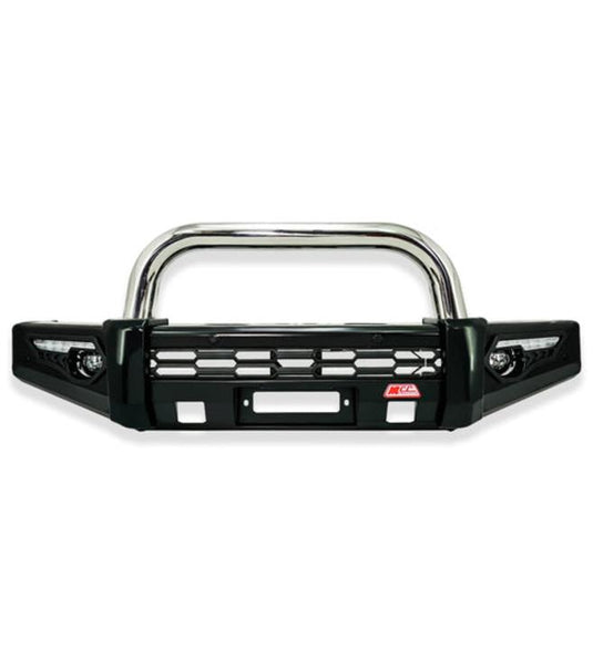 Land Cruiser 200 series prefacelift 2007-2015 808-01 Phoenix Bull Bar Single Stainless Loop Package MCC