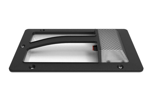 Led Caravan Entrance/Courtesy Black Meta AP LED
