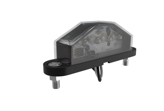 Led License Plate Lamp Black 4 Led AP LED