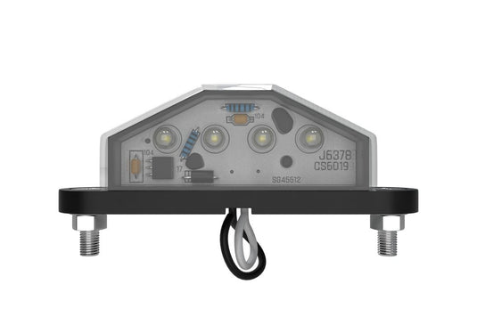 Led License Plate Lamp Black 4 Led AP LED