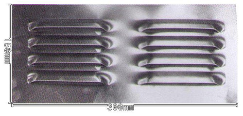 Louvre Vent Aluminium 300X150MM 3 Rows McNaughtans Australia