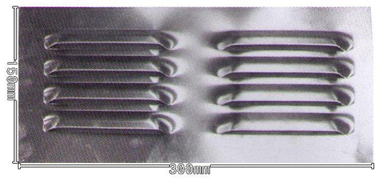 Louvre Vent Aluminium 300X150MM 3 Rows McNaughtans Australia