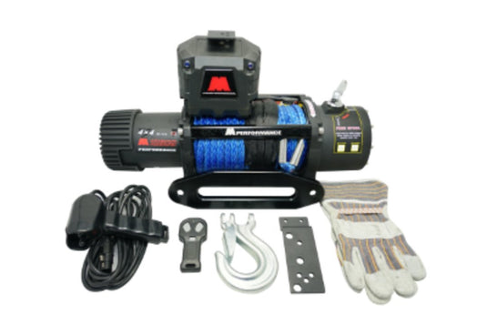 M Performance Winch 12,500 lbs Premium Ip68 Piranha Off Road Products