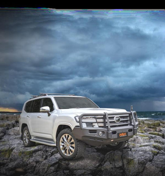 MAX 4x4 GEN II Steel Bull Bar for Toyota Land Cruiser 300 Series 07/2021-On Max 4x4
