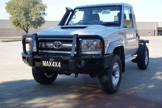 MAX 4x4 GEN II Steel Bull Bar for Toyota Land Cruiser 70 Series Single Cab 09/2016 - 12/2023 Max 4x4