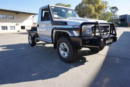 MAX 4x4 GEN II Steel Bull Bar for Toyota Land Cruiser 70 Series Single Cab 09/2016 - 12/2023 Max 4x4