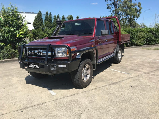 MAX 4x4 Side Rails for Toyota Land Cruiser 70 Series Flared 04/2007 - 10/2023 Max 4x4