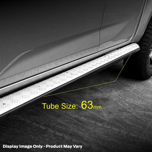 MAX Side Steps LC70 dual cab Max 4x4