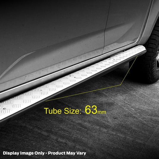 MAX Side Steps LC70 dual cab Max 4x4