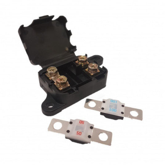 Midi Fuse Holder - Double Piranha Off Road