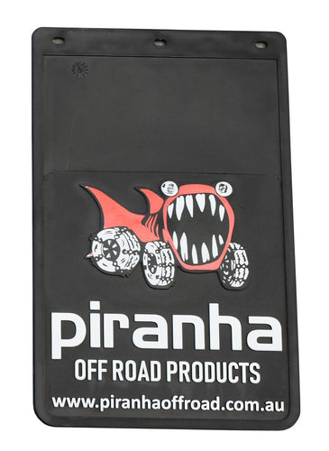 Mudflap 232mm x 355mm Black - Piranha Piranha Off Road