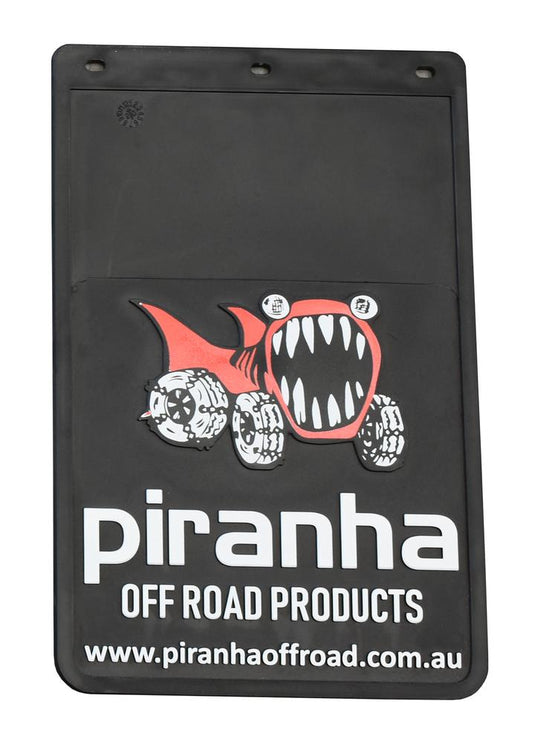 Mudflap 232mm x 355mm Black - Piranha Piranha Off Road