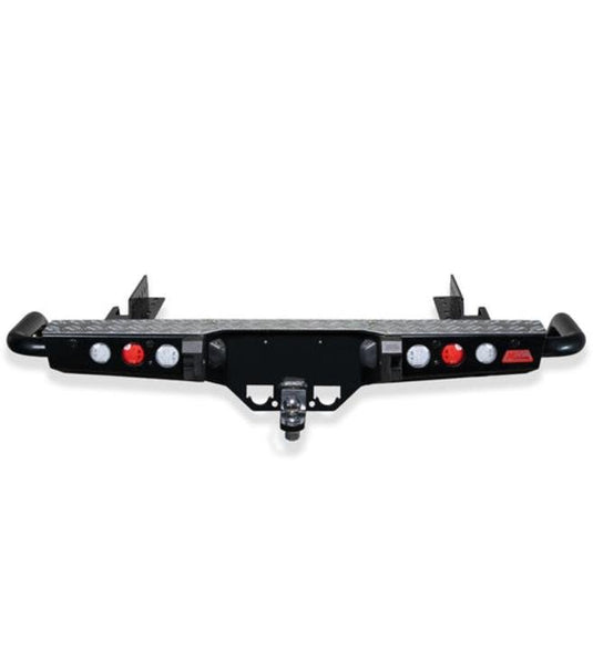 Navara D40 022-03 Jack Rear Bar with Light kit and Chrome Step Plate Package MCC