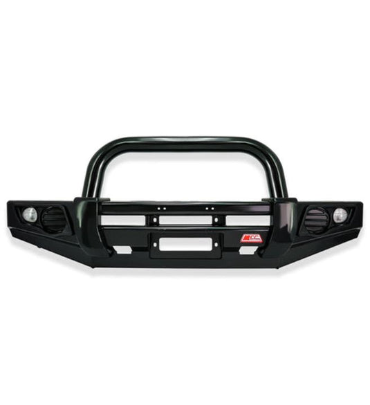 Navara D40 2004 - 2010 707 - 01 Falcon Bull Bar Single Black Loop Package (No Foglight) MCC