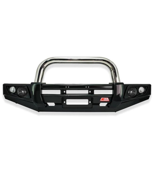 Navara D40 2011-2015 707-01 Falcon Bull Bar Single Stainless Loop Package (LED Foglight) MCC