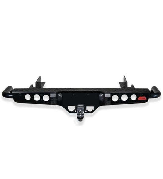 Next - Gen Ranger 2022 - On - 022 - 03 Jack Rear Bar with Black Step Plate Package - SKU MCC - 05010 - 203SPB MCC