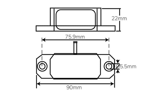 Number Plate Lamp AP LED